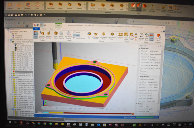 Computer screen of potential product.
