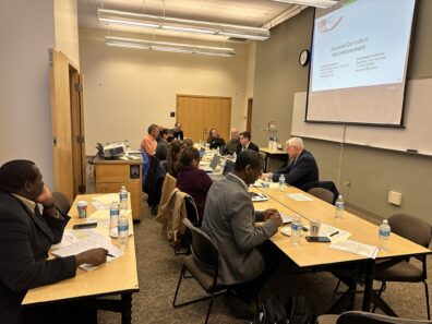 Meeting between personnel from Washington State University, Griffiss Institute, and Department of Defense