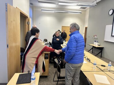 Meeting between personnel from Washington State University, Griffiss Institute, and Department of Defense