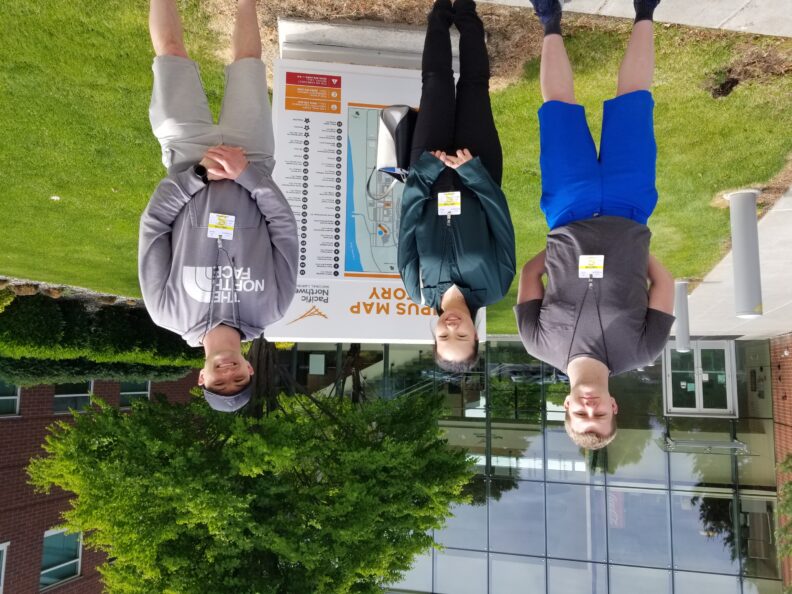 CWU CySER members at PNNL.