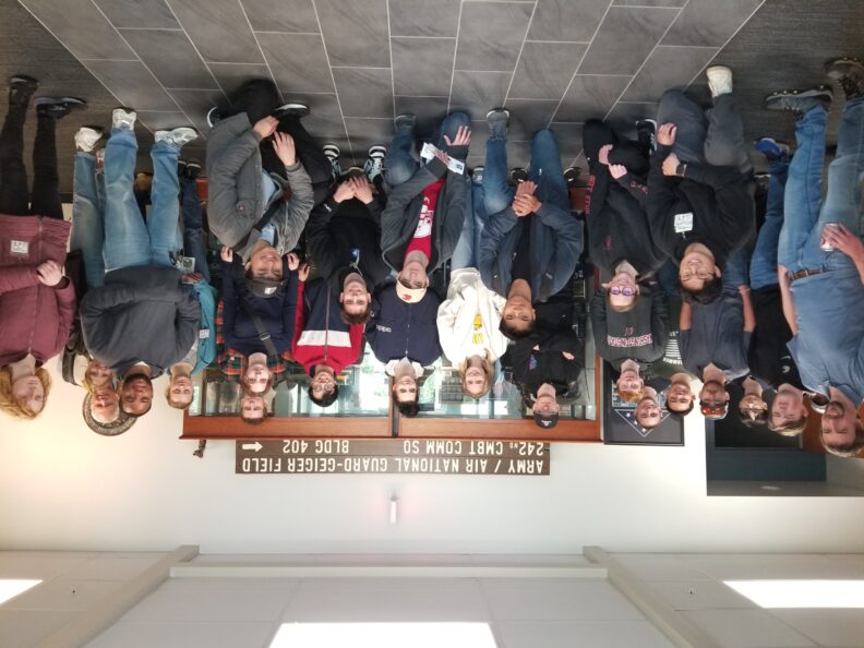 CySER workshop participants visit the 242nd Combat Communications Squadron.