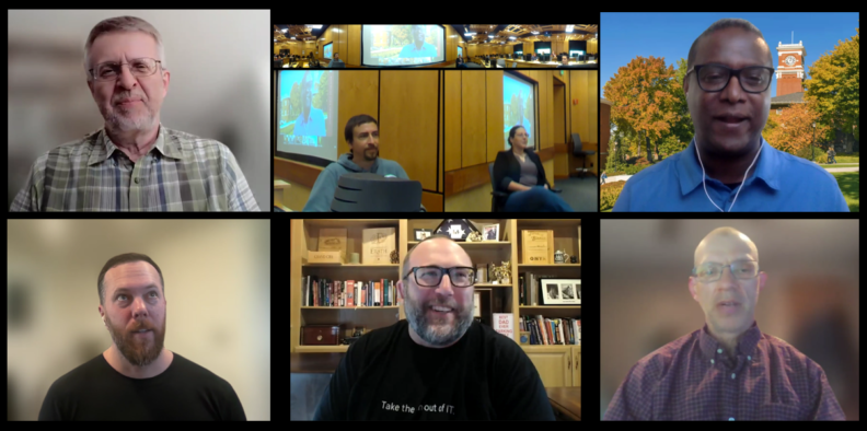 Cyber industry experts answer questions from CySER students.