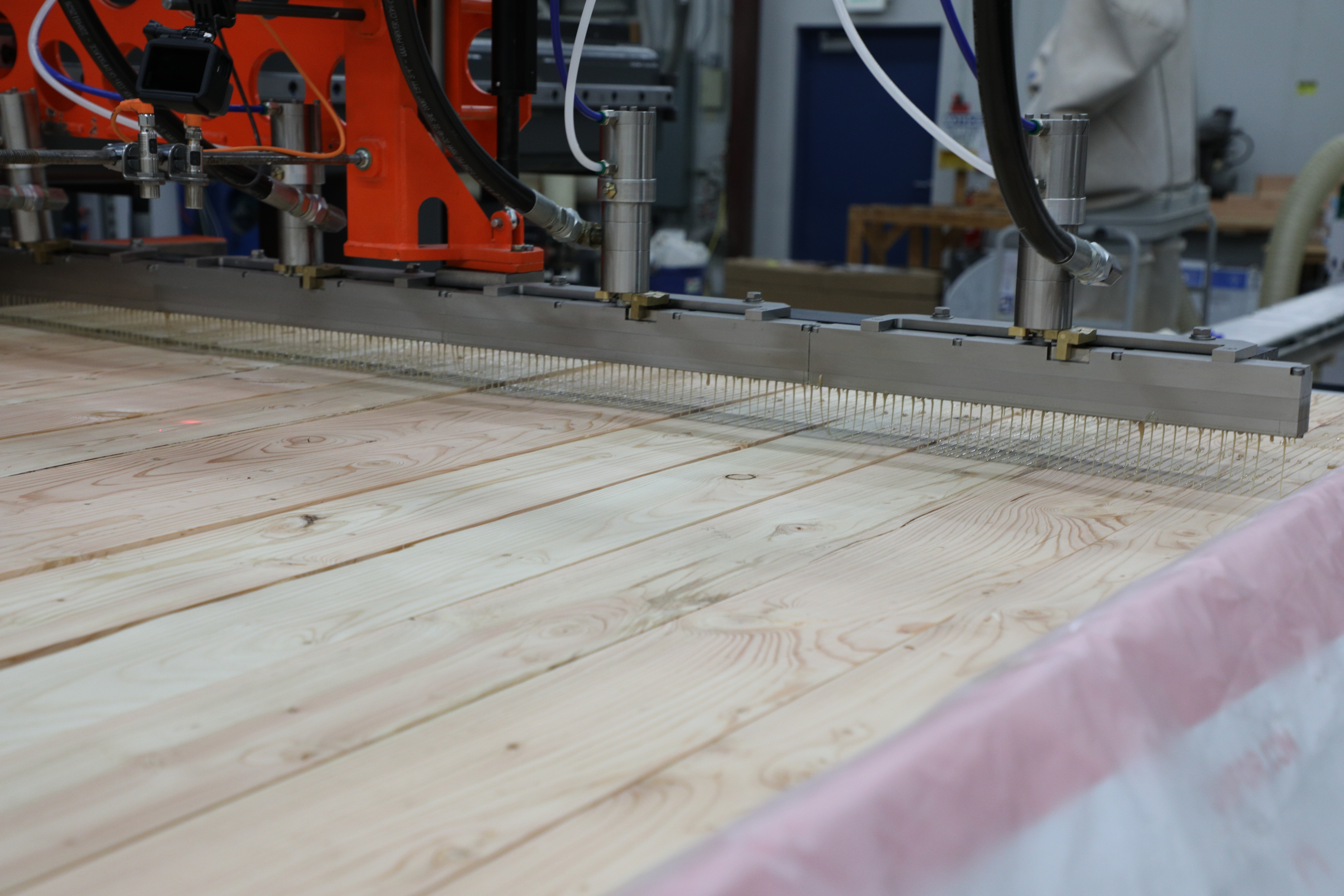 Composite Materials and Engineering Center, resin application.