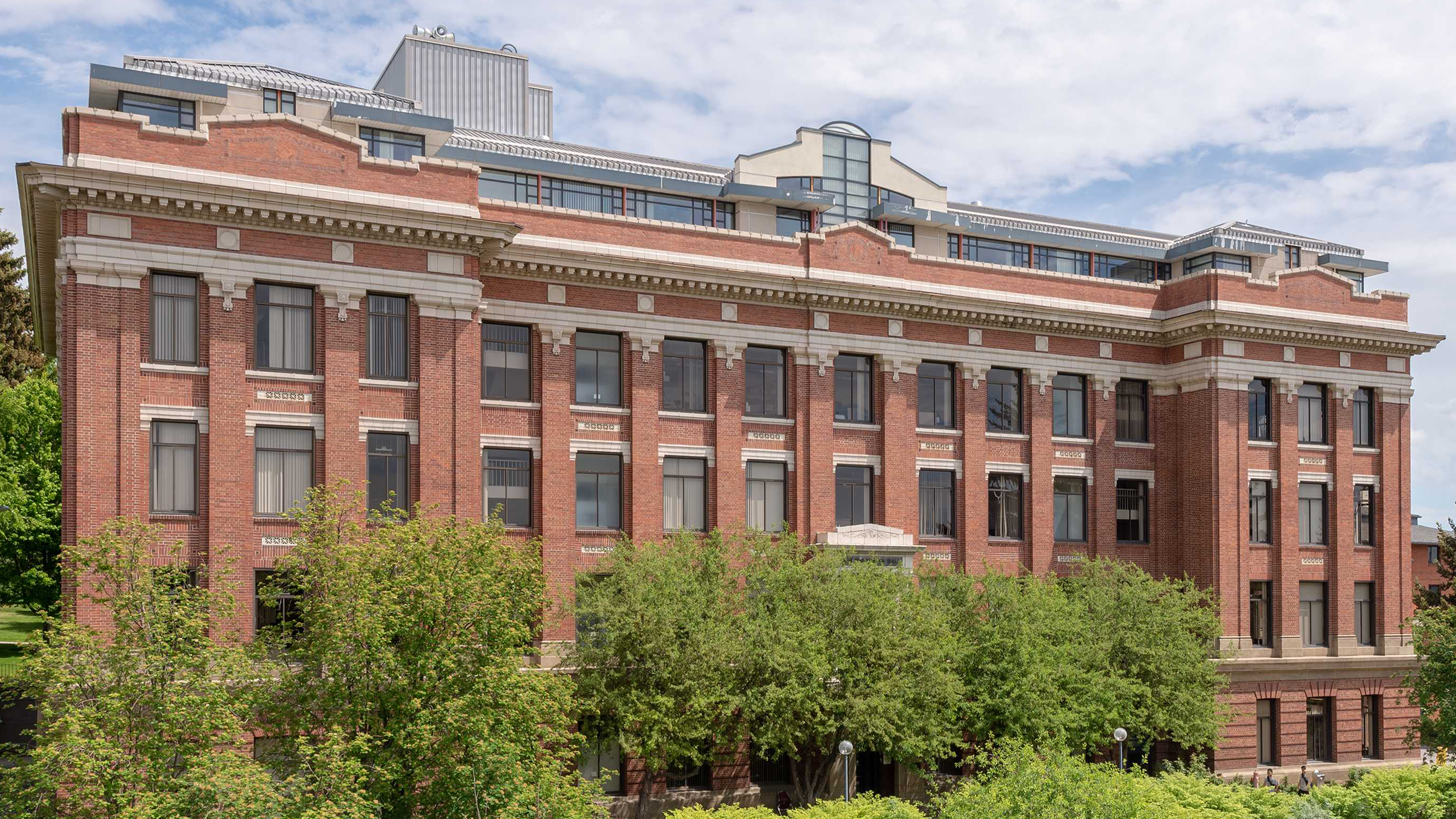 Carpenter Hall West Bridge View.