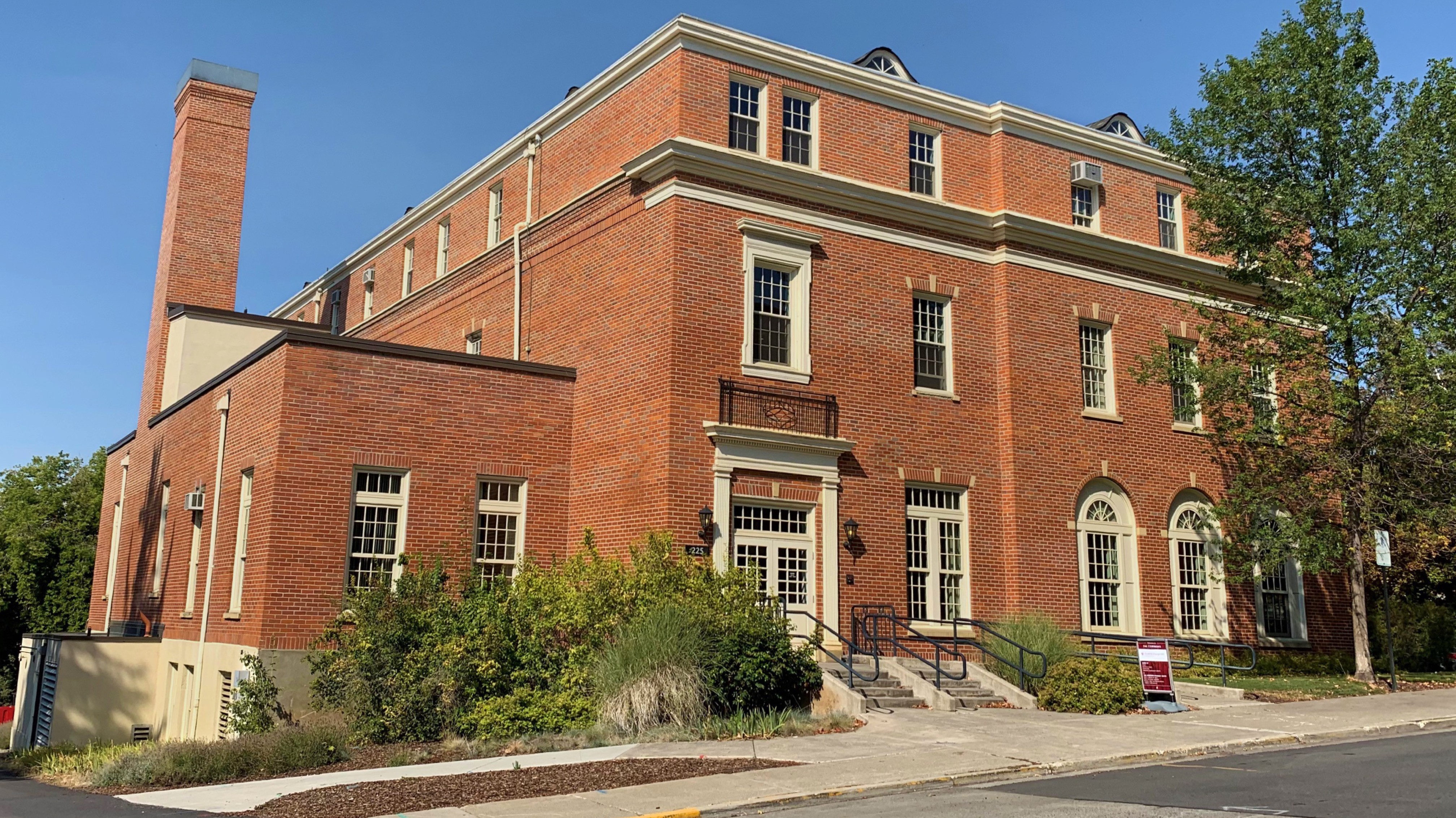Commons, exterior street view of entrance.