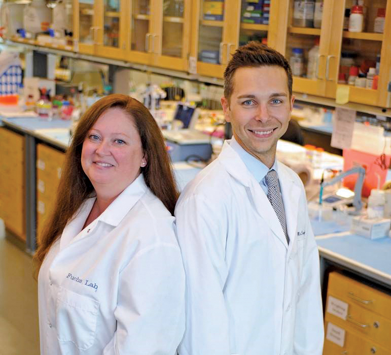 WSU neuroscientists - Dr. Rita Fuchs and Dr. Ryan McLaughlin