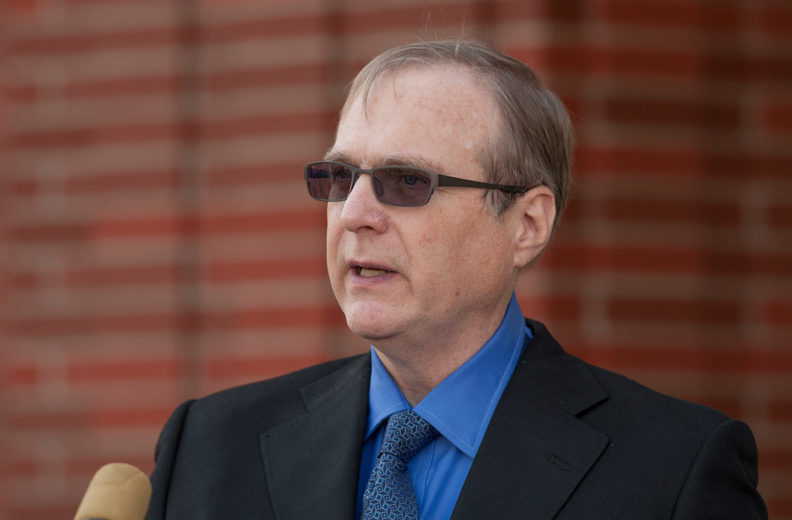 Closeup of Paul G Allen
