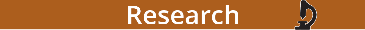 Orange banner that says Research