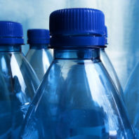 A group of plastice bottles