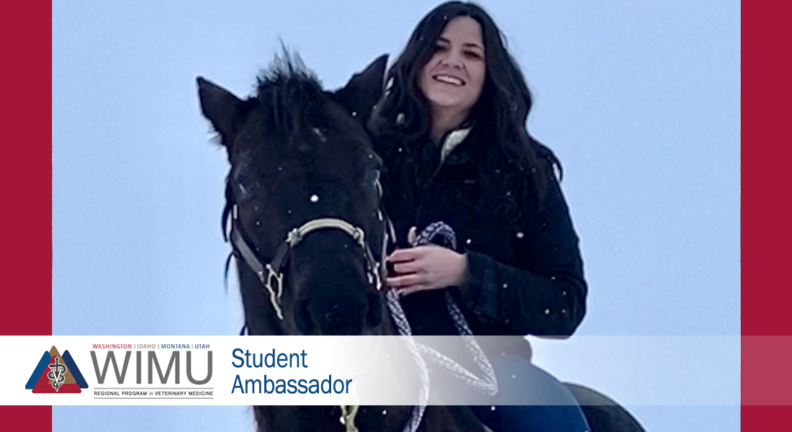 Kelsey Purday riding her horse.