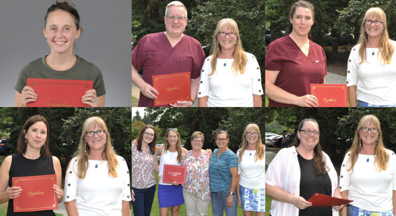 Collage of award winners.