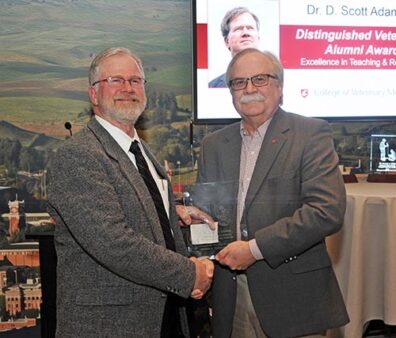 Dr. D. Scott Adams with Dean Bryan Slinker.