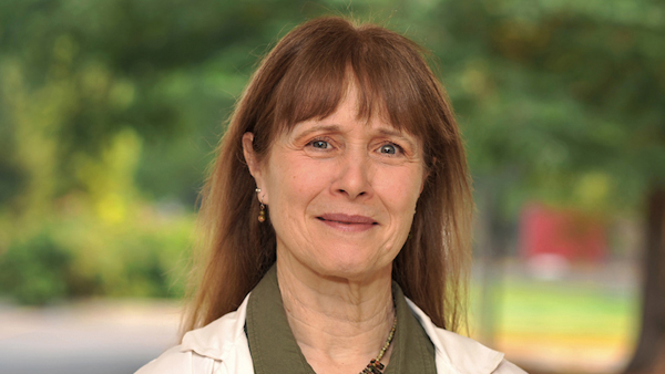 Dr. Fidel outside the Veterinary Teaching Hospital.