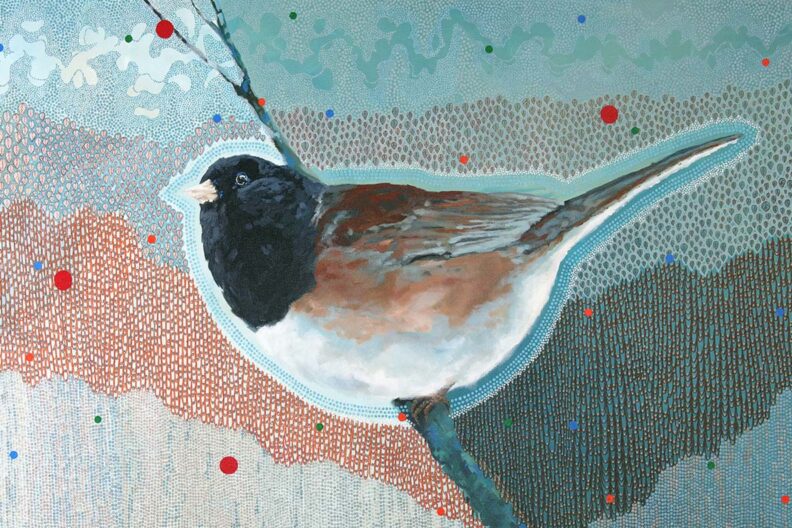 Artwork by Junco, titled Shifting Seasons.