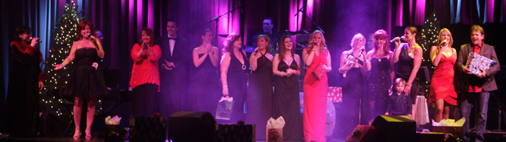 Stage full of singers.