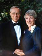 William and Margaret dressed up for a black tie event.