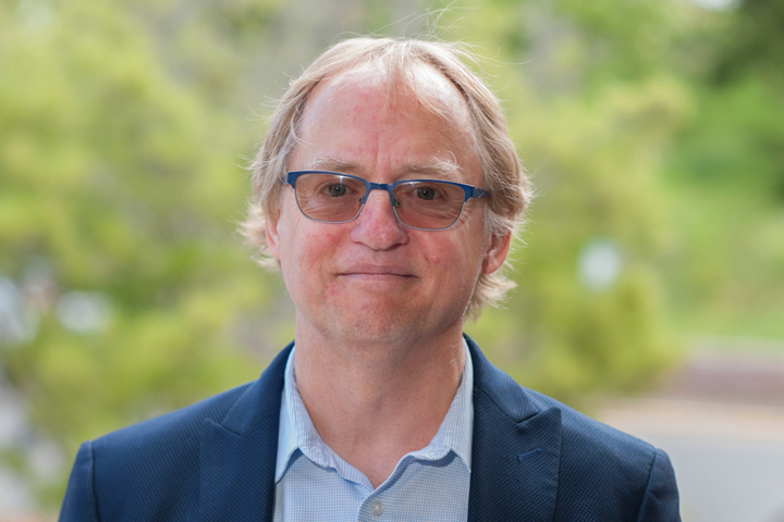 Tim Kraabel while on a visit to WSU.