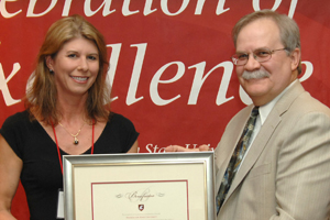 Dr. Esther Trueblood and Dean Slinker at the
2009 Celebration of Excellence