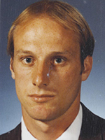 Photo of Roger while he was in college getting his DVM.