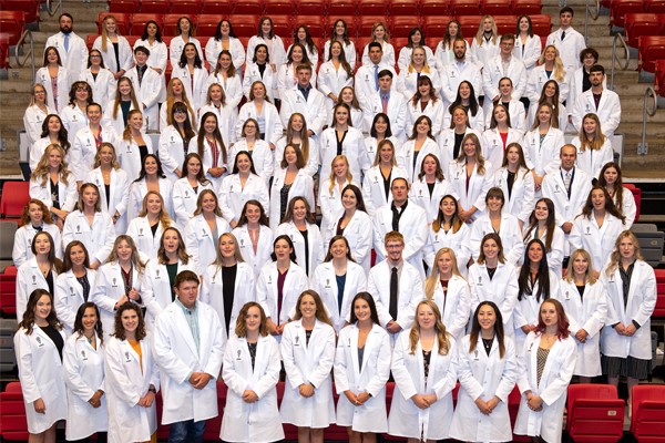 Class of 2026 at the White Coat Ceremony.