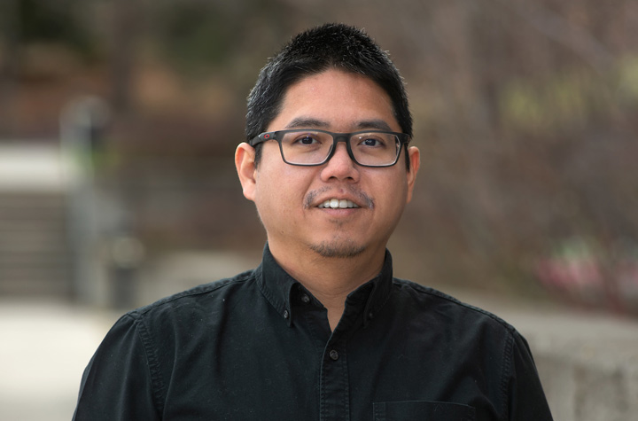 Dr. Korakrit Poonsuk outside on the WSU campus.