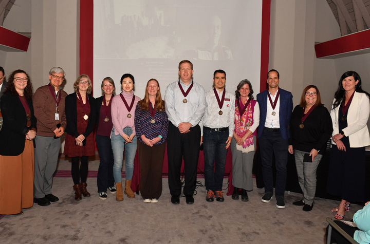 New members were welcomed in person and via Zoom during an induction ceremony on April 13 in Pullman.