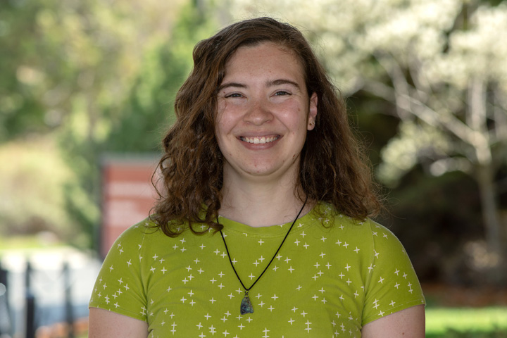 Clarice outside the Teaching Hospital.