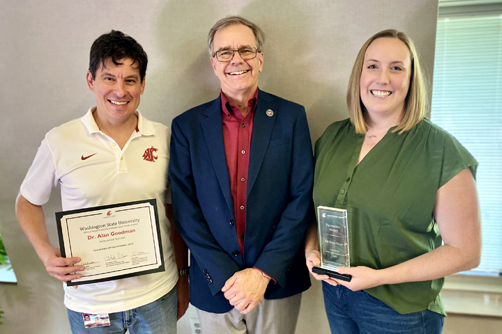 L-R Alan Goodman, Chris Keane and Dana Shaw.