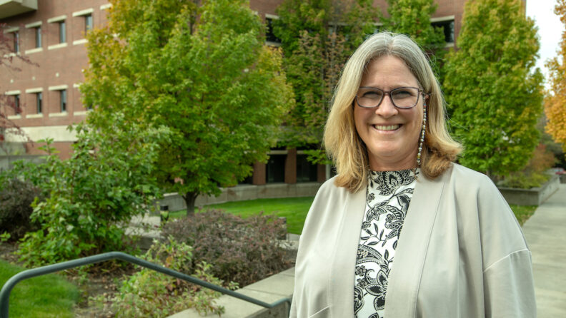 Dean Dori outside on a sunny day.