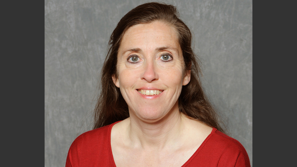 Debra in a photo studio.