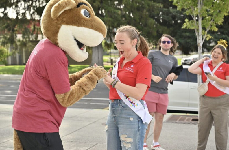 Taylor Payton with Butch.