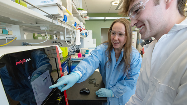 Heather Koehler with Eschlead student