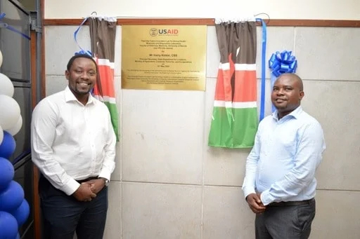 Thumbi Mwangi (L) and Josphat Muema (R).