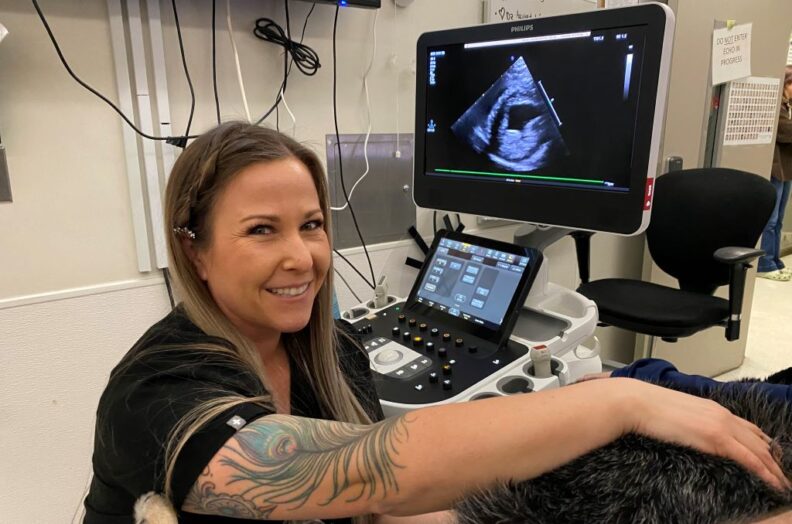 Sabrina Wallace works at the teaching hospital.