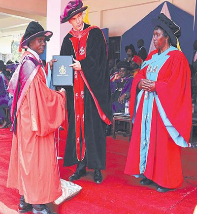 Graduation ceremony.