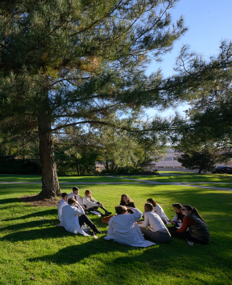 Jasmin Ocean Chu poses in a lab.
