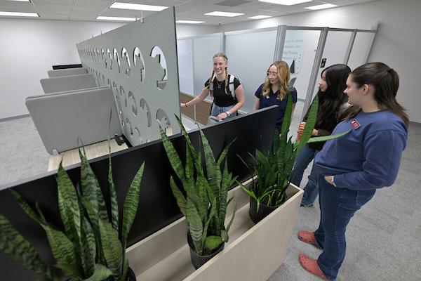 Plants in the student success center