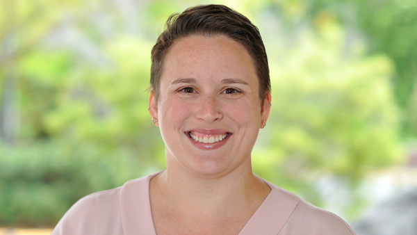 Dr. Varvil outside on a nice summer day.