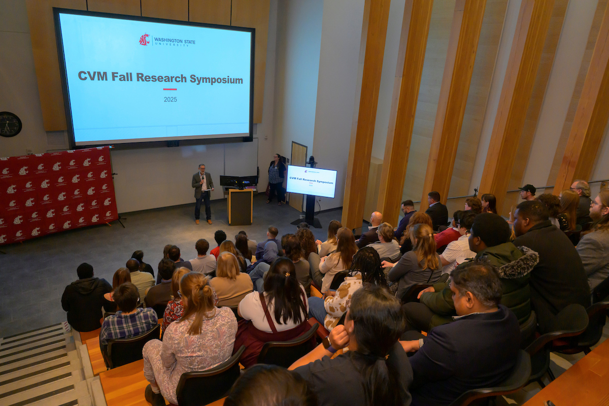 Audience at Research Symposium