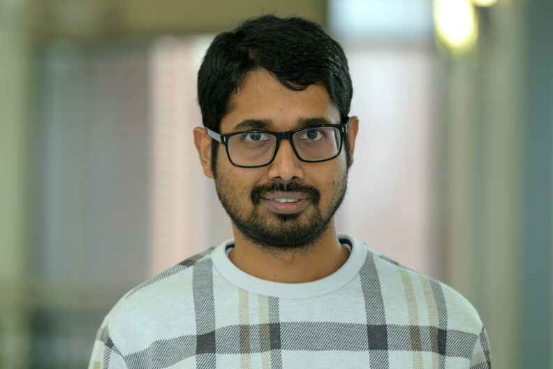 Dr. Deb Sushanta poses for a photo.