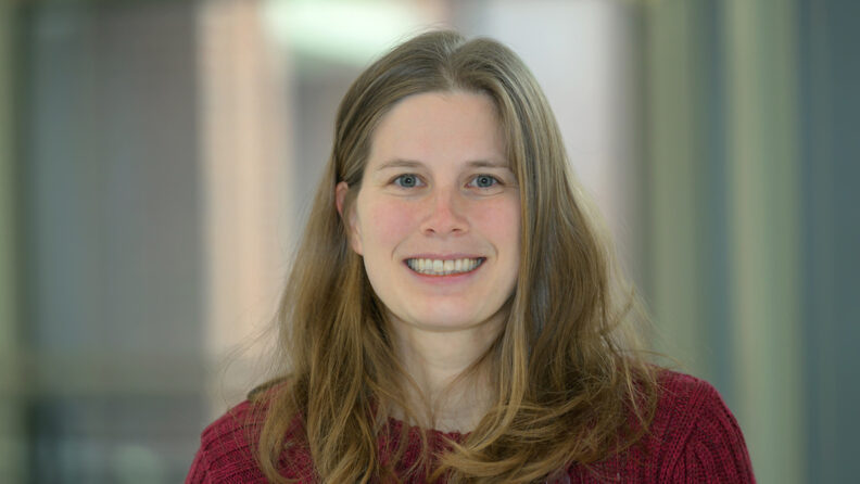 Holly, outside, near the elk facility.