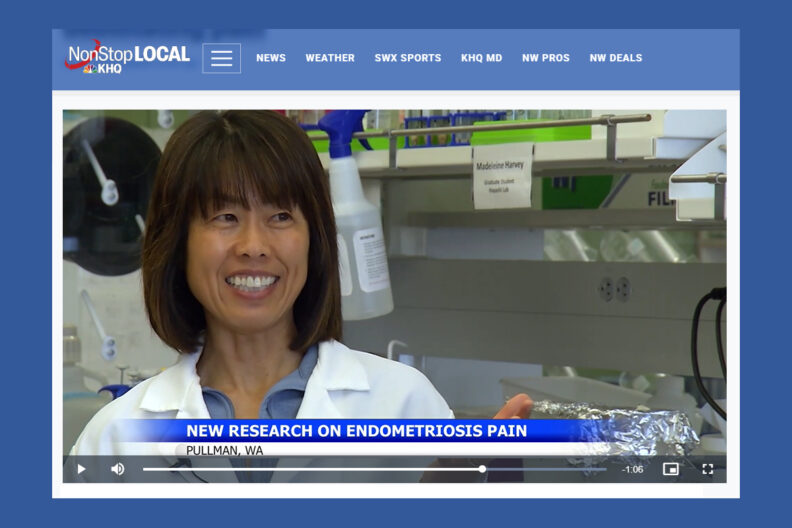 Screen grab from video interview. Dr. Hayashi smiling.