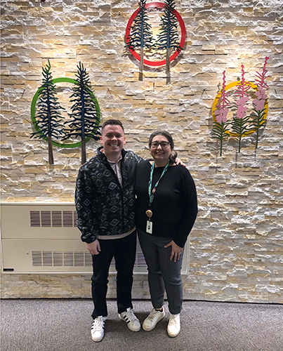  Dr. Allick with Dr. Vanessa Hiratsuka.