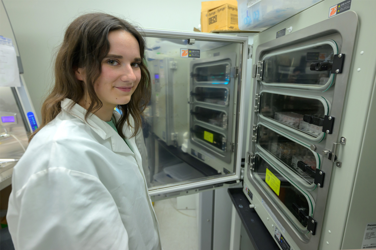 Summer Veterinary Research Fellow: Hanna Meyer develops new strategies to improve cattle health
