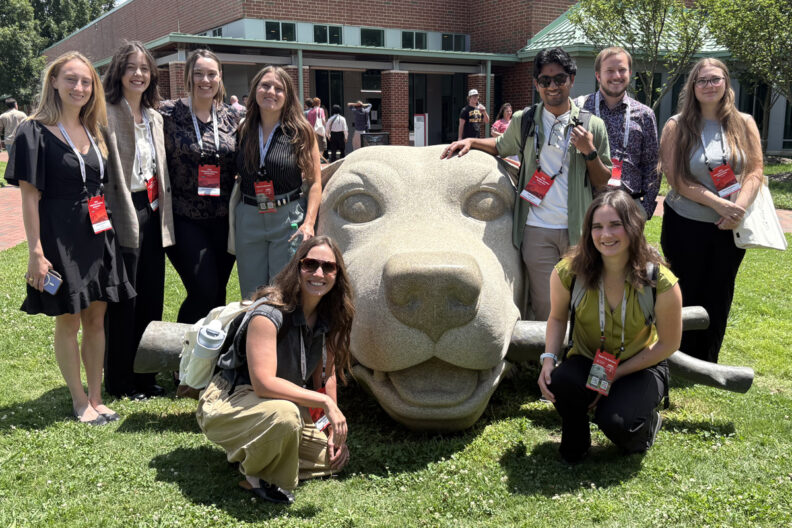 Group of fellows posing in North Carolina.