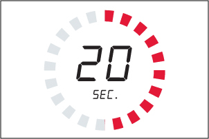 Illustration of a clock clicking down.