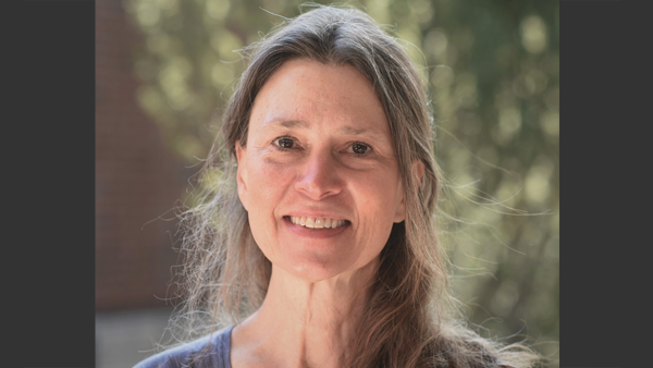 Dr. Nelson, outside on a sunny day.