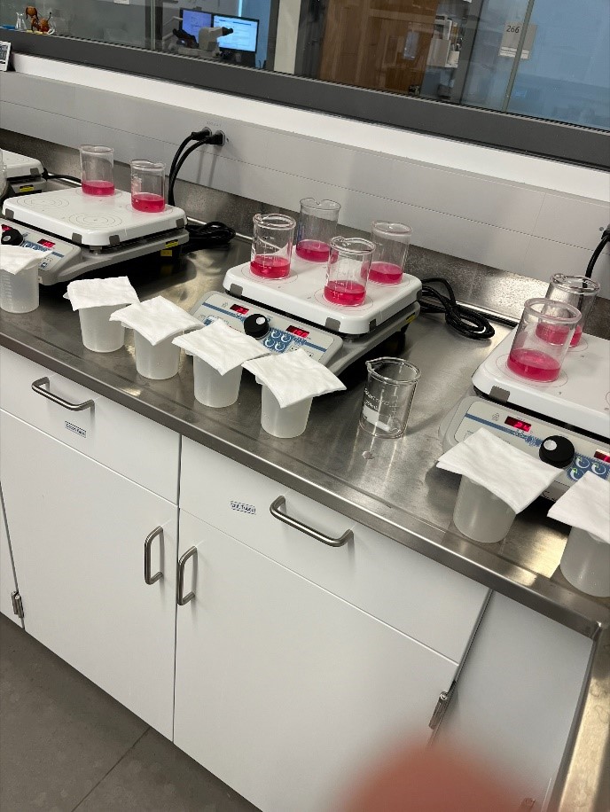 Countertop in a WADDL lab.