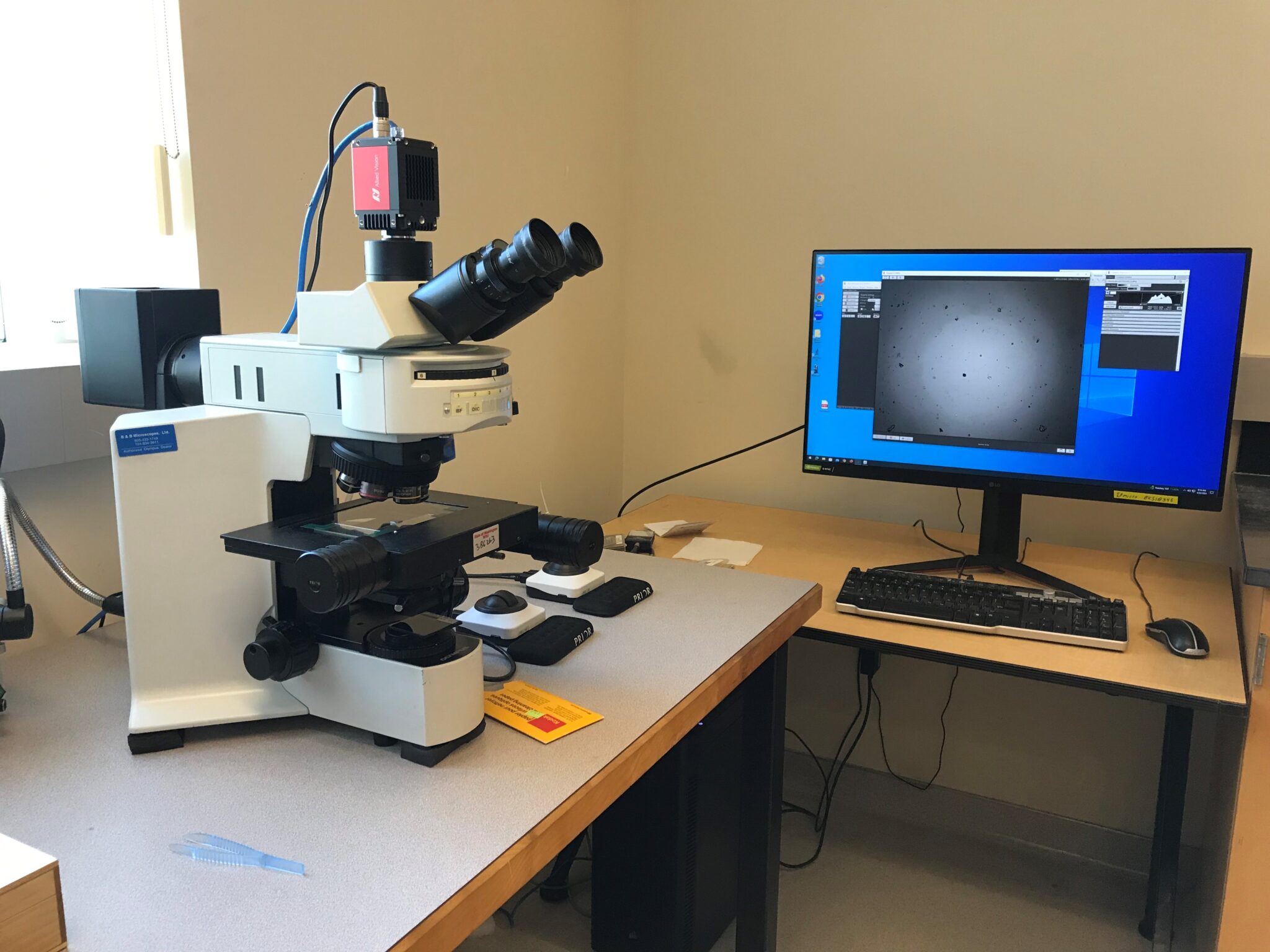 Light Microscope Inagr Infrared Microscopy | Institute of Materials Research | Washington ...