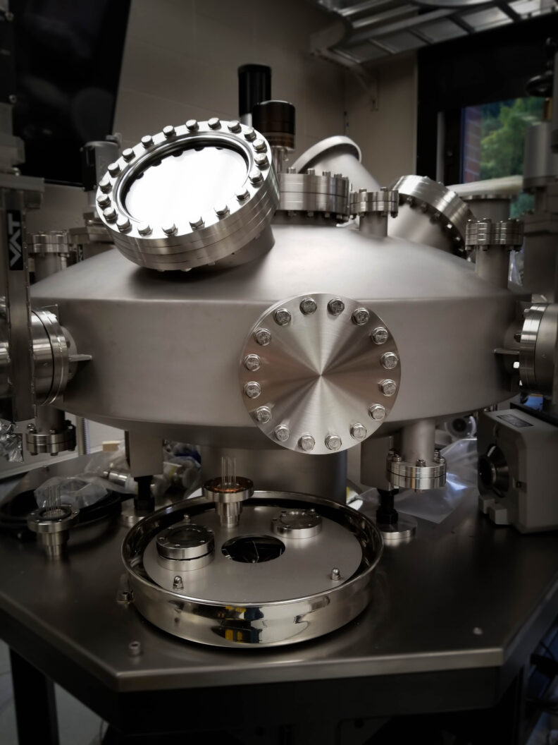 Closeup of the lab equipment.